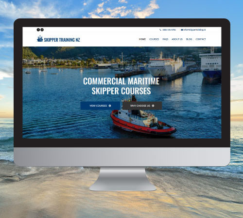 Website Copywriting Portfolio Entry For Skippertraining