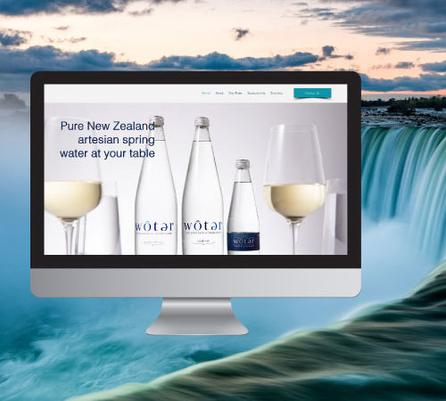 Woter website copywriting portfolio entry