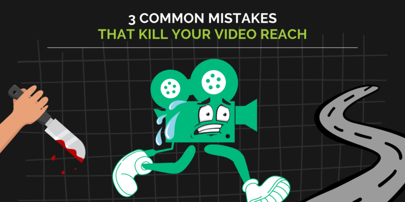 video camera running away because it's scared someone will kill its reach