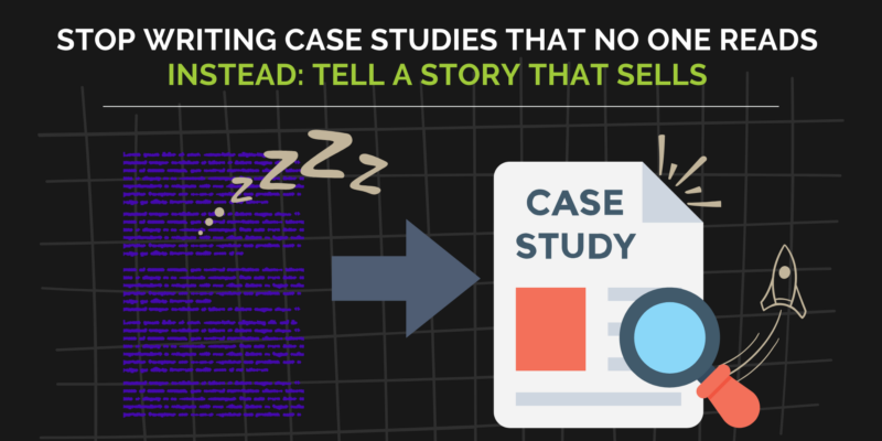 Image of a boring case study being transformed into a compelling geospatial case study