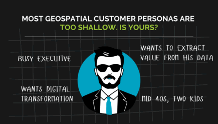 Typical geospatial customer persona