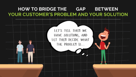 Gap between customers and brand due to poor messaging