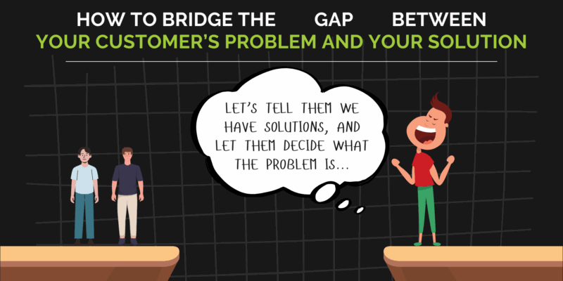 Gap between customers and brand due to poor messaging