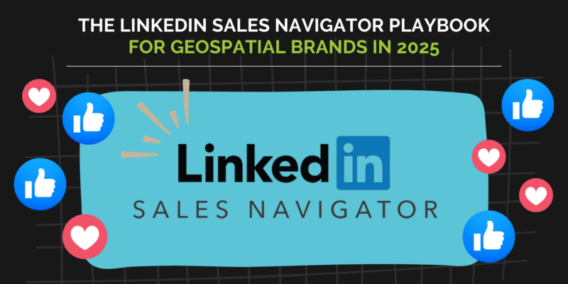 Sales navigator logos with likes and hearts