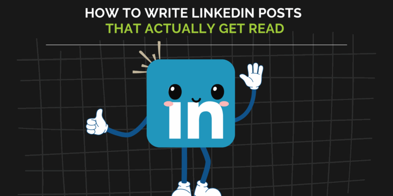 A happy linkedin icon because their posts get read