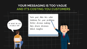 Geospatial professional presenting a bunch of generic value propositions